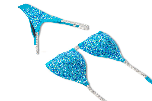 Azure Abyss Crystal Bikini