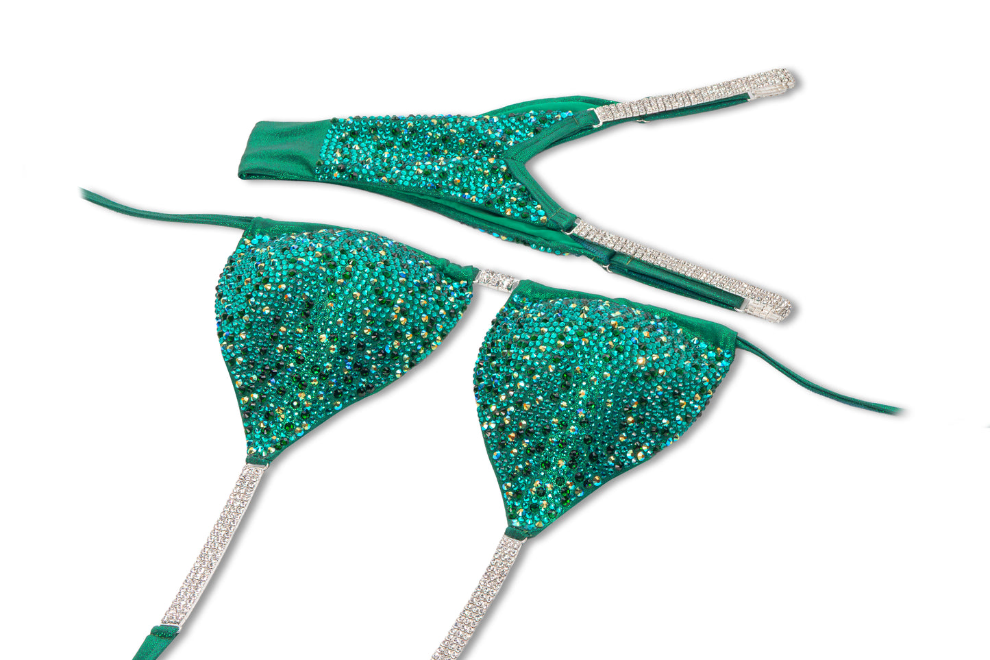 Emerlad Glow Crystal Bikini