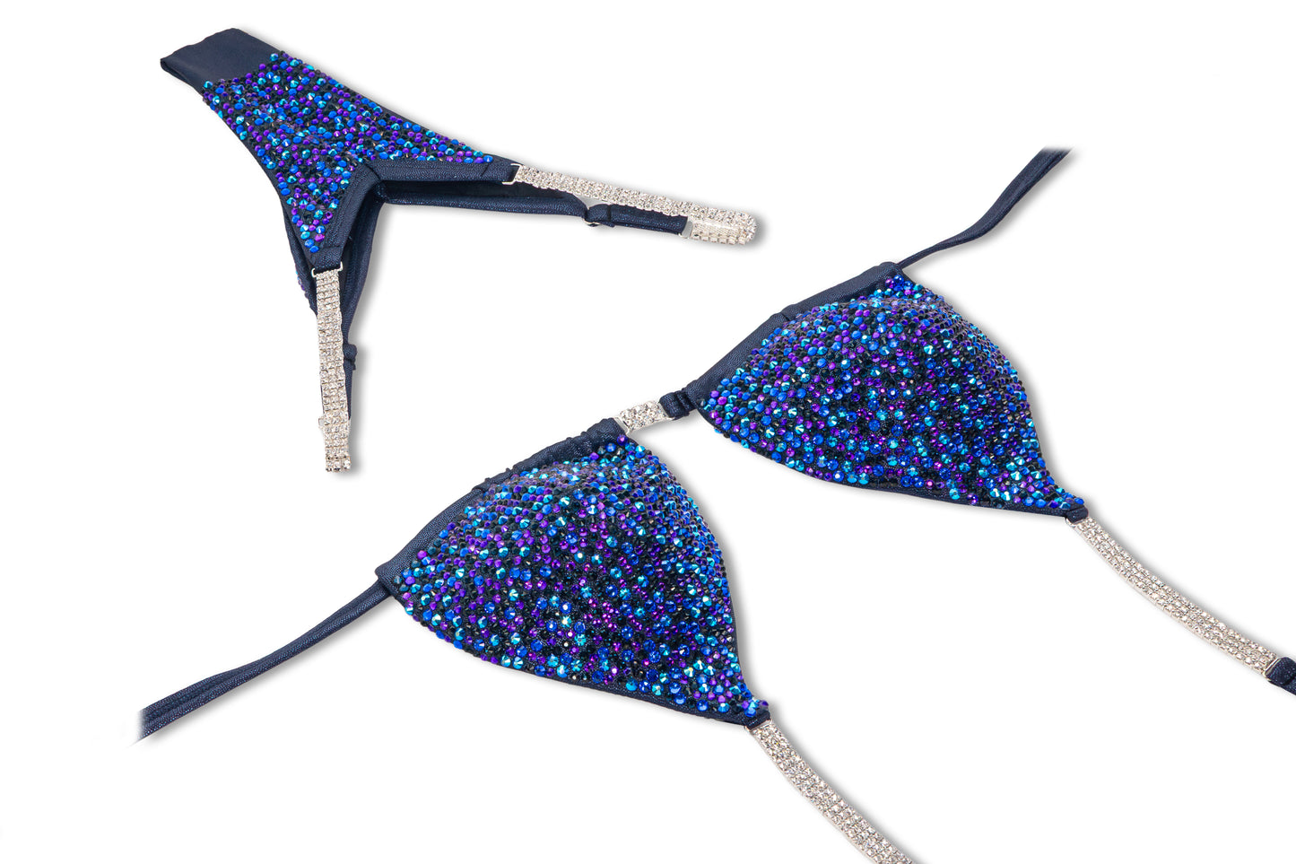 Velvet Abyss Crystal Bikini
