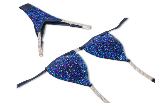 Velvet Abyss Crystal Bikini