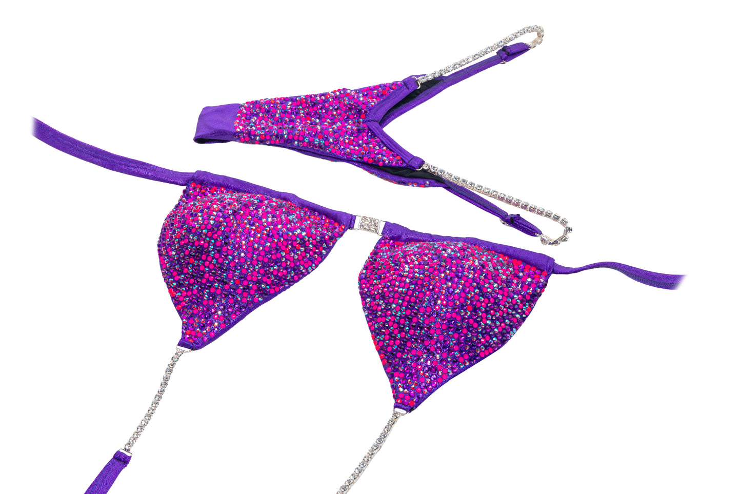 Neon Orchid Crystal Bikini