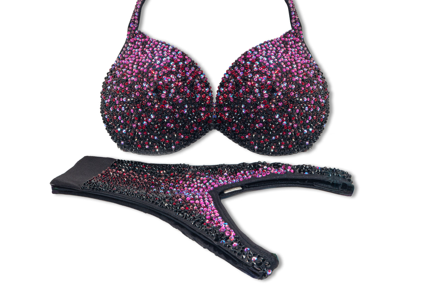 Amethyst Noir Crystal Bikini