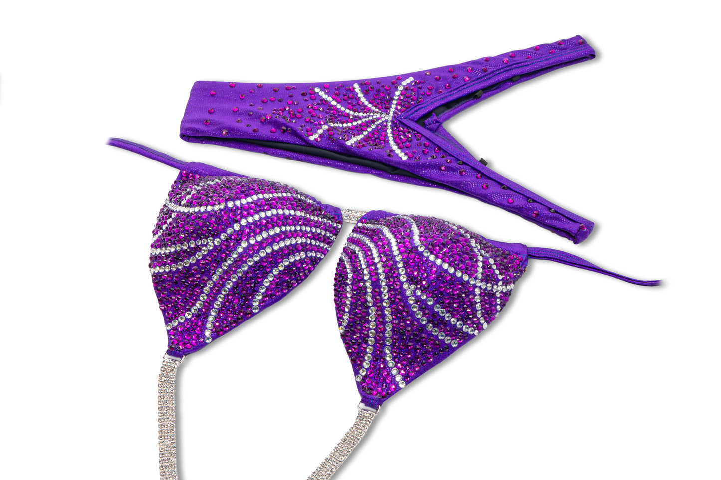 Violet Lightflare Crystal Bikini