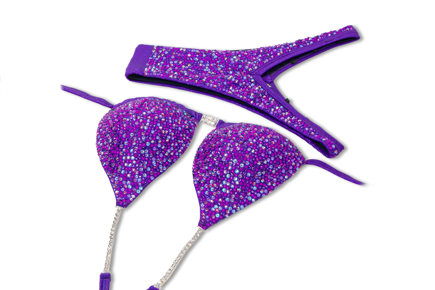Violet Eclipse Figure Competition Suit