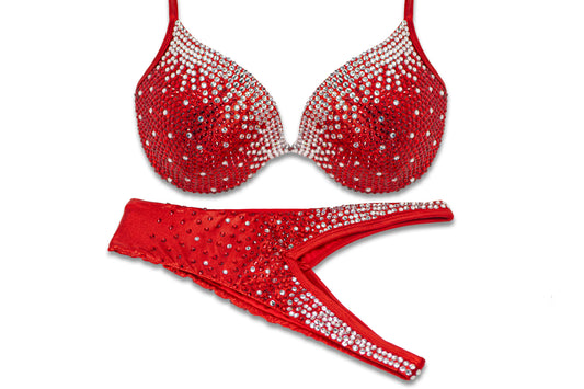 Scarlet Light Crystal Bikini