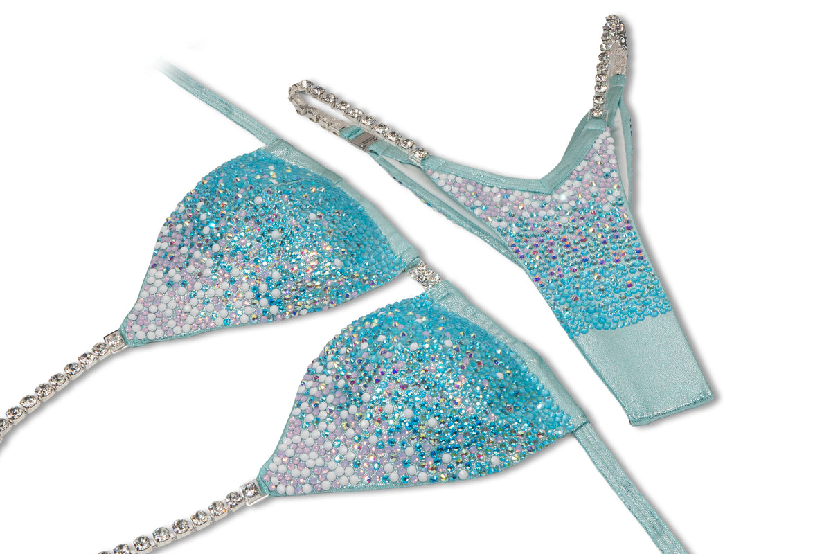 Frozen Rose Crystal Bikini