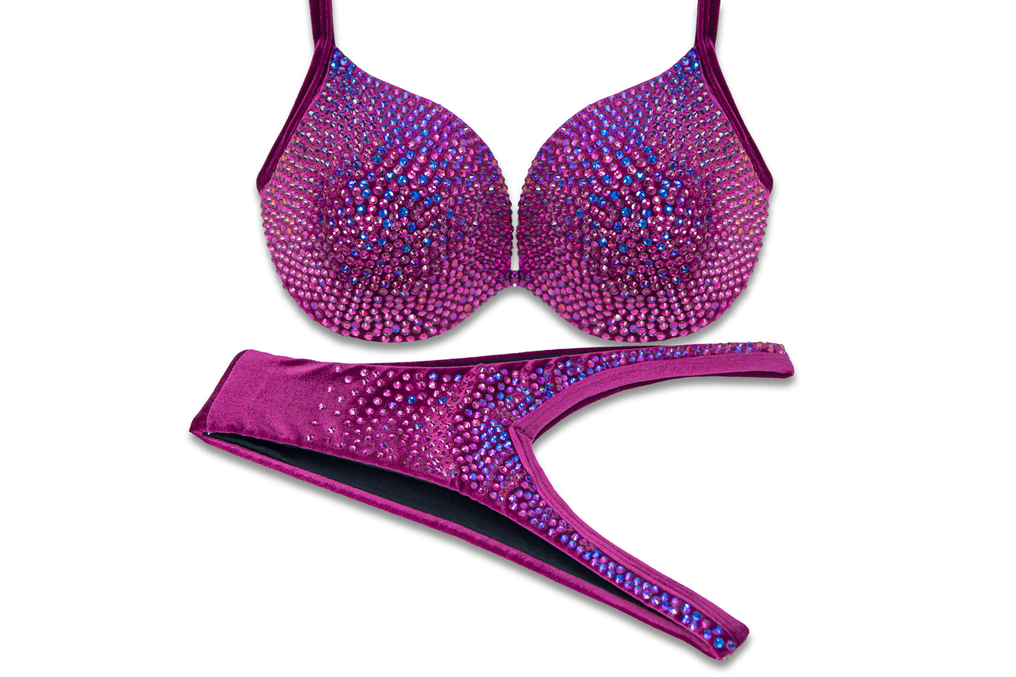 Raspberry Crystal Bikini