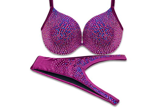Raspberry Crystal Bikini