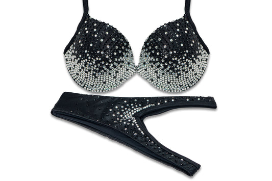Light Waterfall Crystal Bikini
