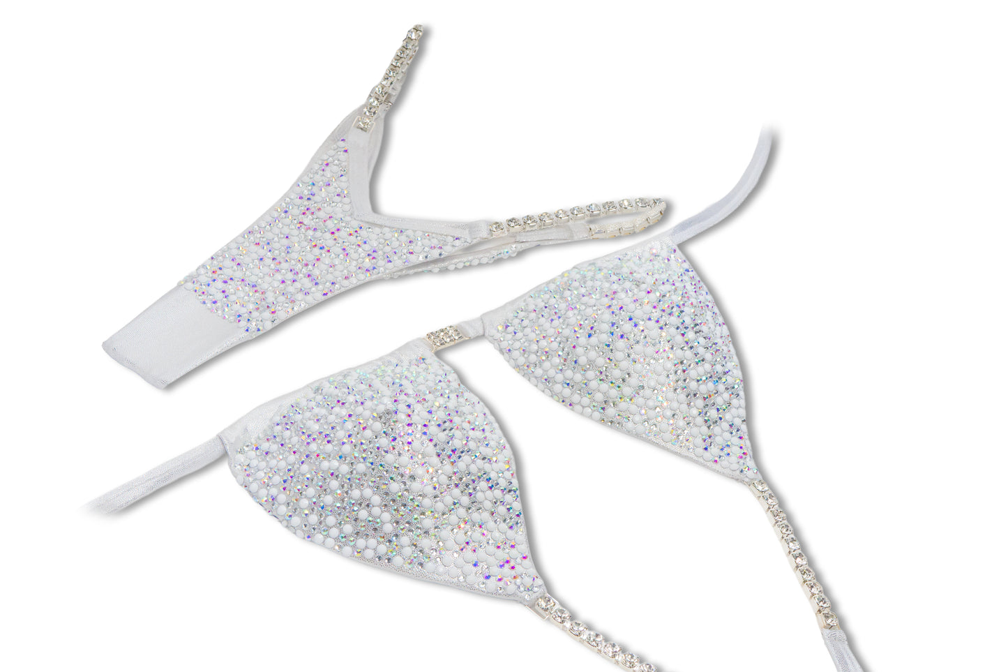 White Glow Crystal Bikini