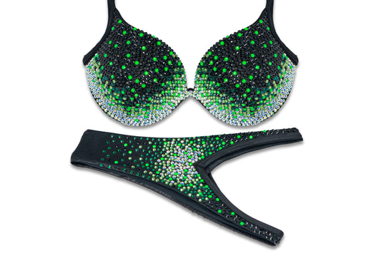 Green Volcano Crystal Bikini