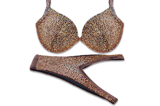 Desert Brown Crystal Bikini