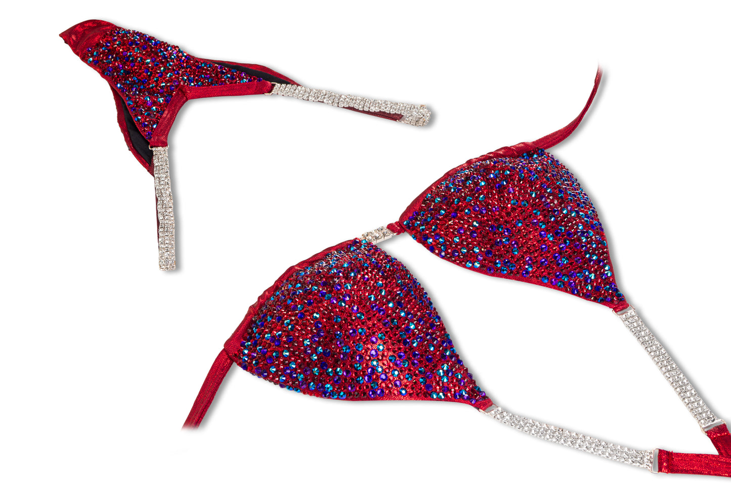 Cosmic Red Crystal Bikini