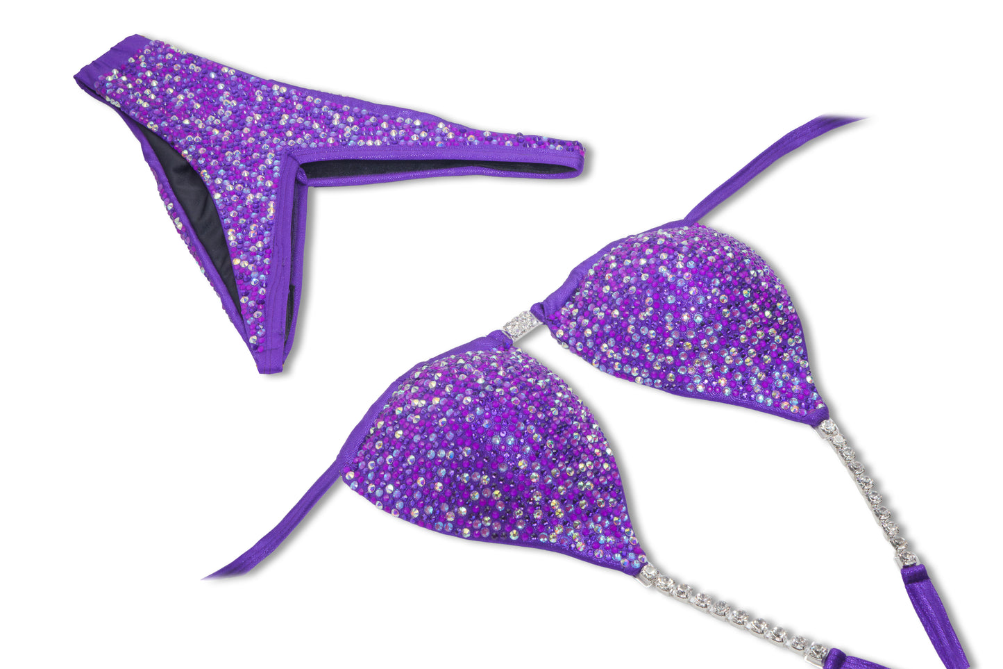 Purple Aura Crystal Bikini