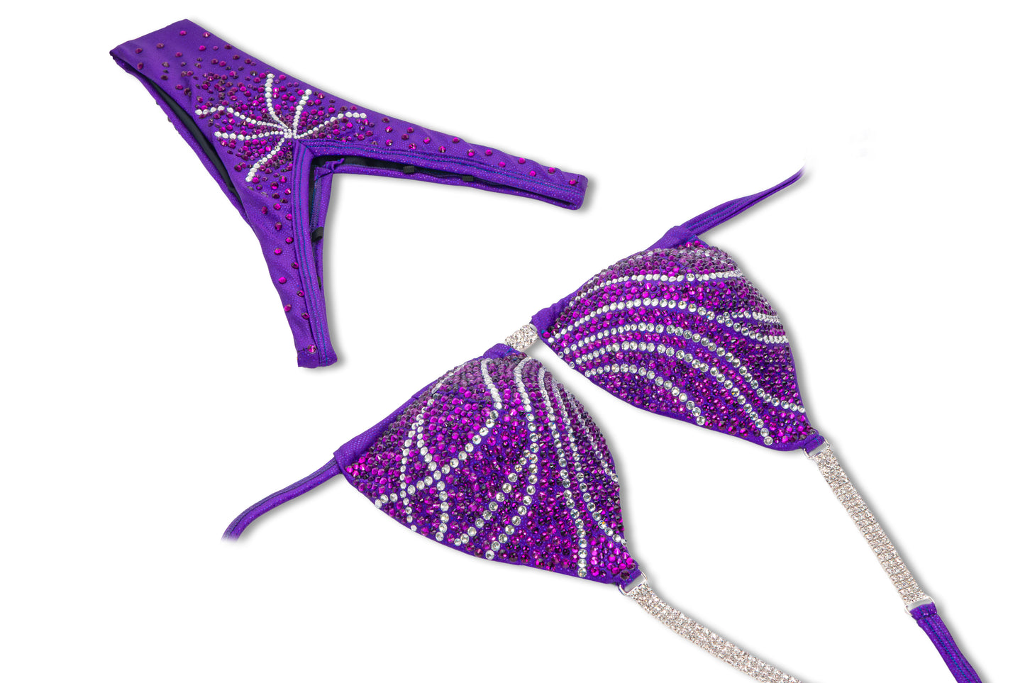 Violet Lightflare Crystal Bikini