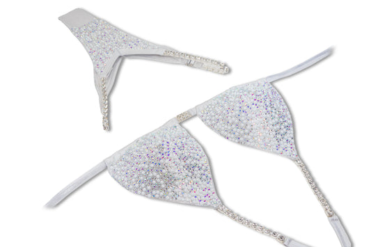 White Glow Crystal Bikini