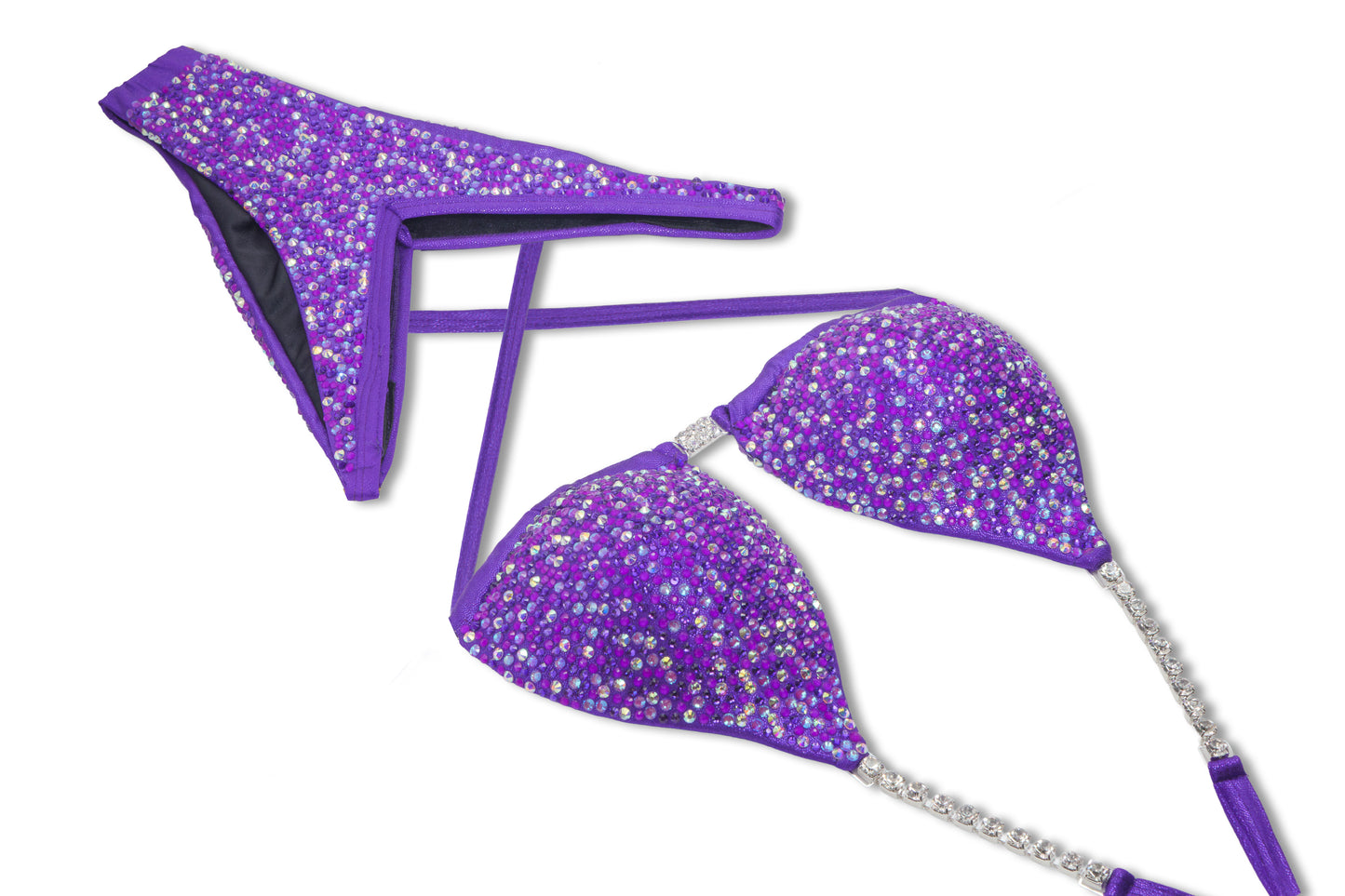 Purple Aura Figure Competition Suit