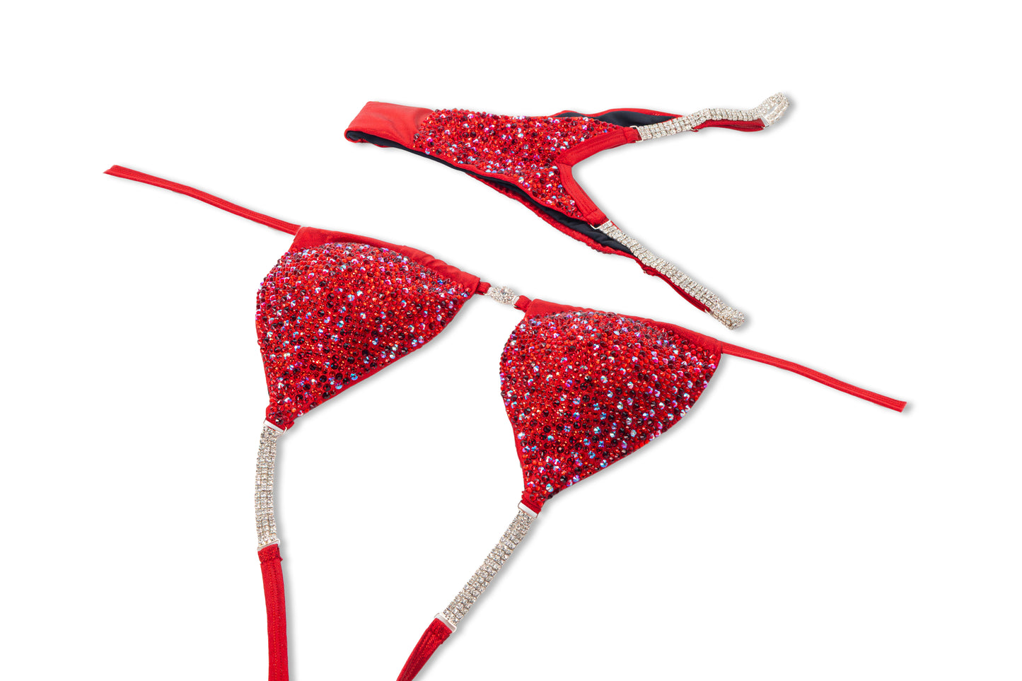 Red Paradise Crystal Bikini
